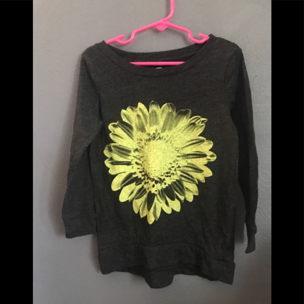 Gray kids long sleeve shirt